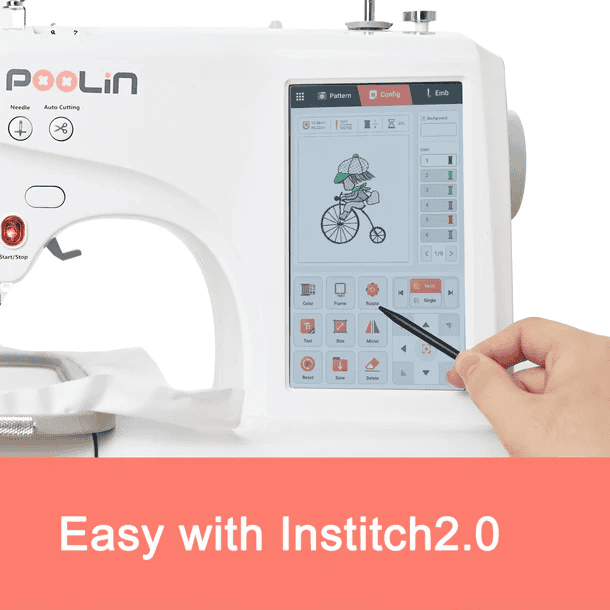 Poolin EOC05 Embroidery Machine